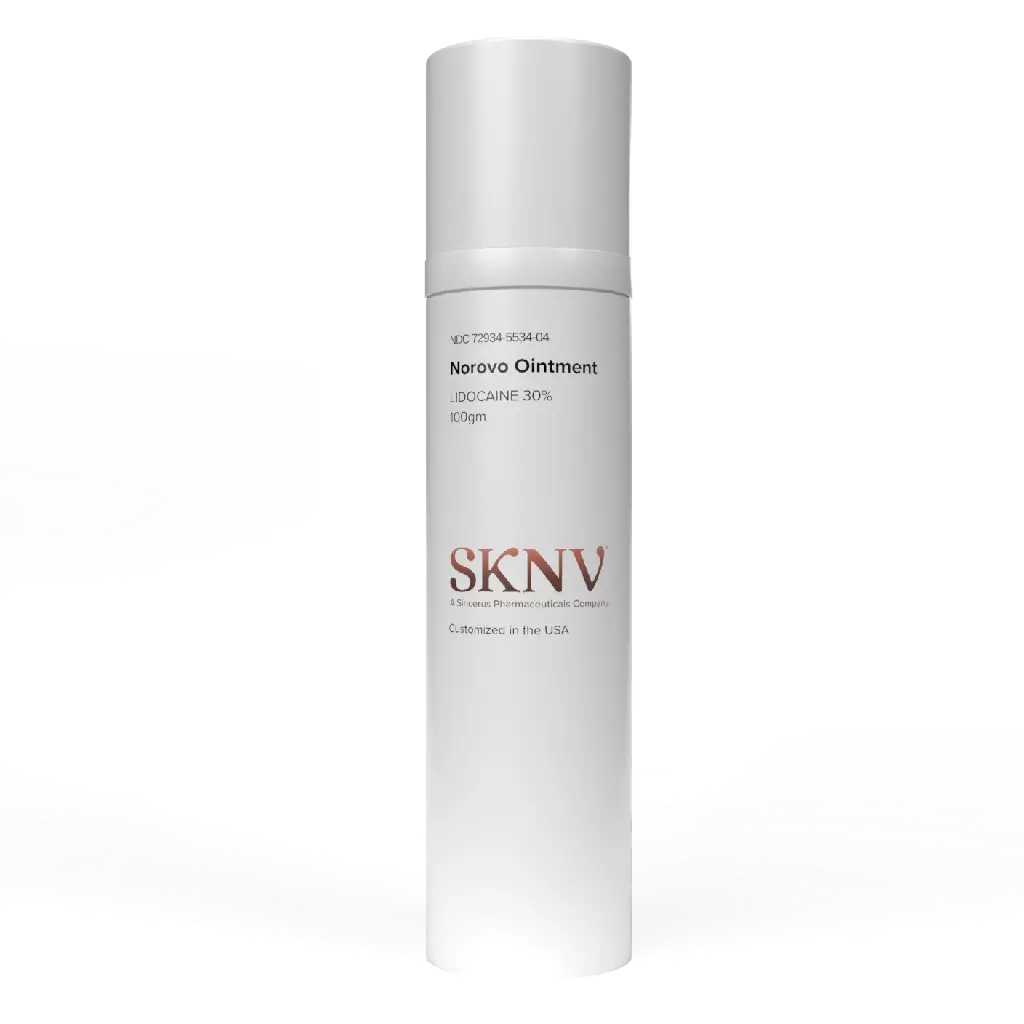Norovo Ointment tube — Lidocaine 30% topical anesthetic by SKNV